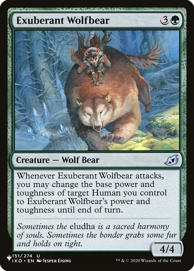 Exuberant Wolfbear [The List] | Magic Magpie