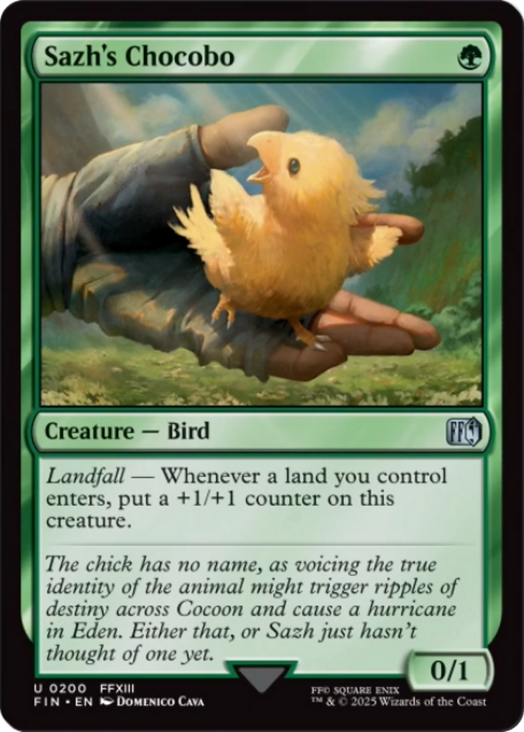 Sazh's Chocobo [FINAL FANTASY] | Magic Magpie