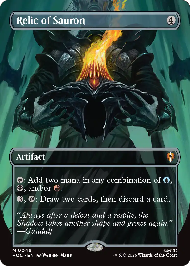 Relic of Sauron (Borderless) [The Hobbit: Eternal-Legal] | Magic Magpie