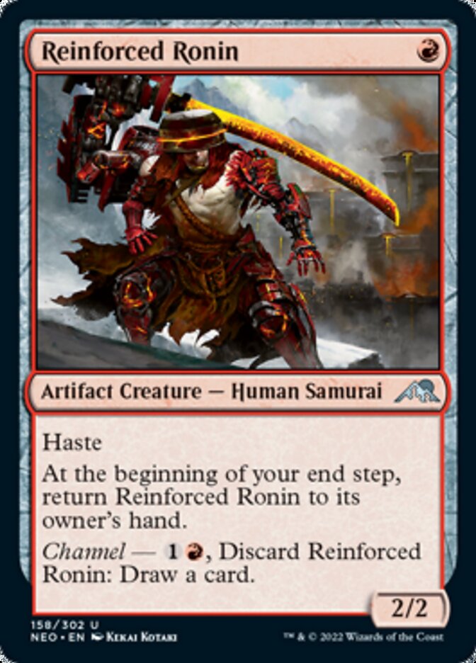 Reinforced Ronin [Kamigawa: Neon Dynasty] | Magic Magpie