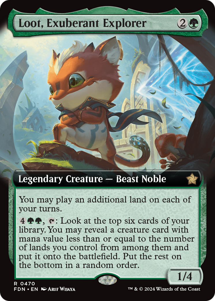 Loot, Exuberant Explorer (Extended Art) [Foundations] | Magic Magpie