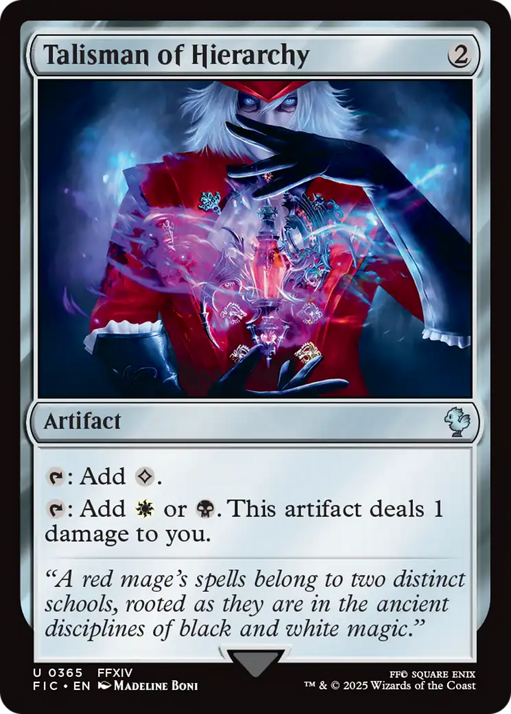Talisman of Hierarchy [FINAL FANTASY Commander] | Magic Magpie