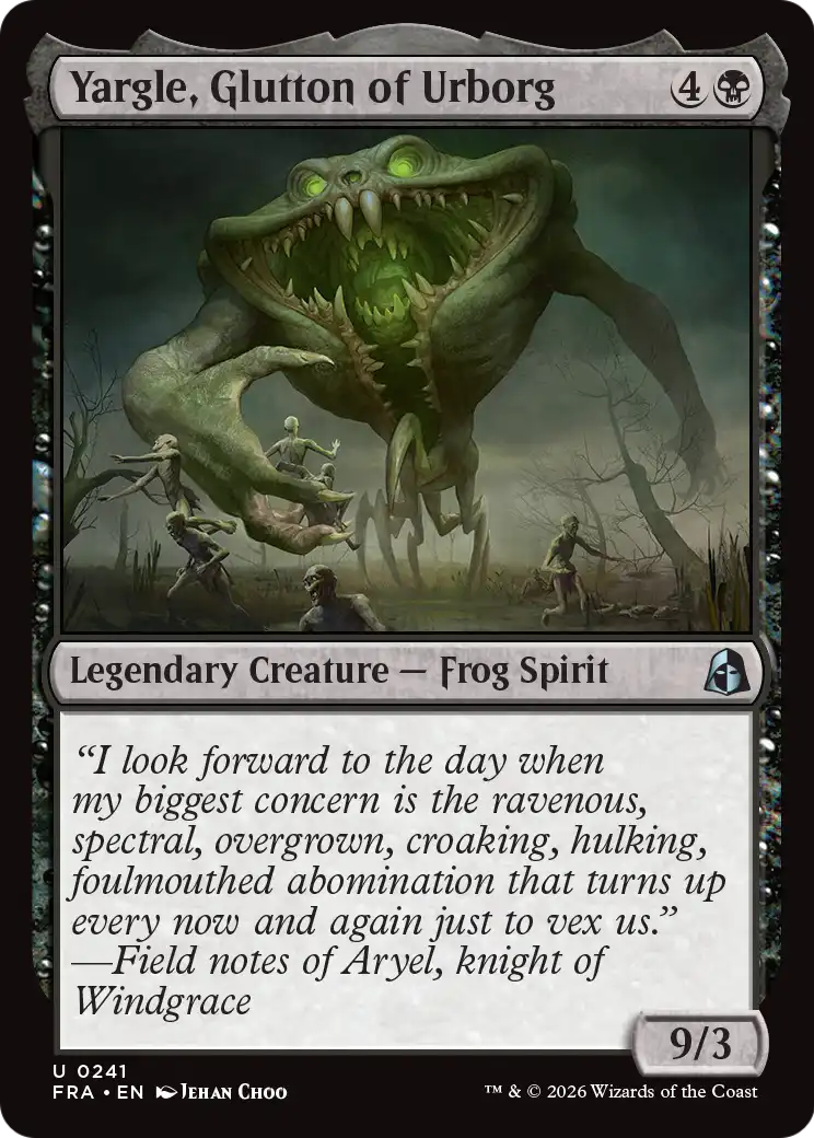Yargle, Glutton of Urborg [Reality Fracture] | Magic Magpie