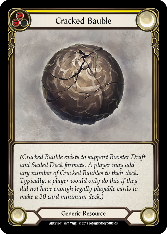 Cracked Bauble [ARC218-T] (Arcane Rising)  1st Edition Normal | Magic Magpie