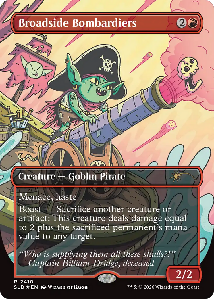 Broadside Bombardiers [Secret Lair Drop Series] | Magic Magpie