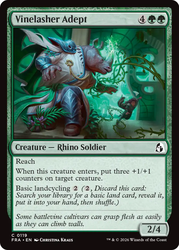 Vinelasher Adept [Reality Fracture] | Magic Magpie