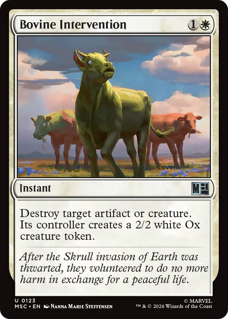 Bovine Intervention [Marvel Super Heroes Commander] | Magic Magpie