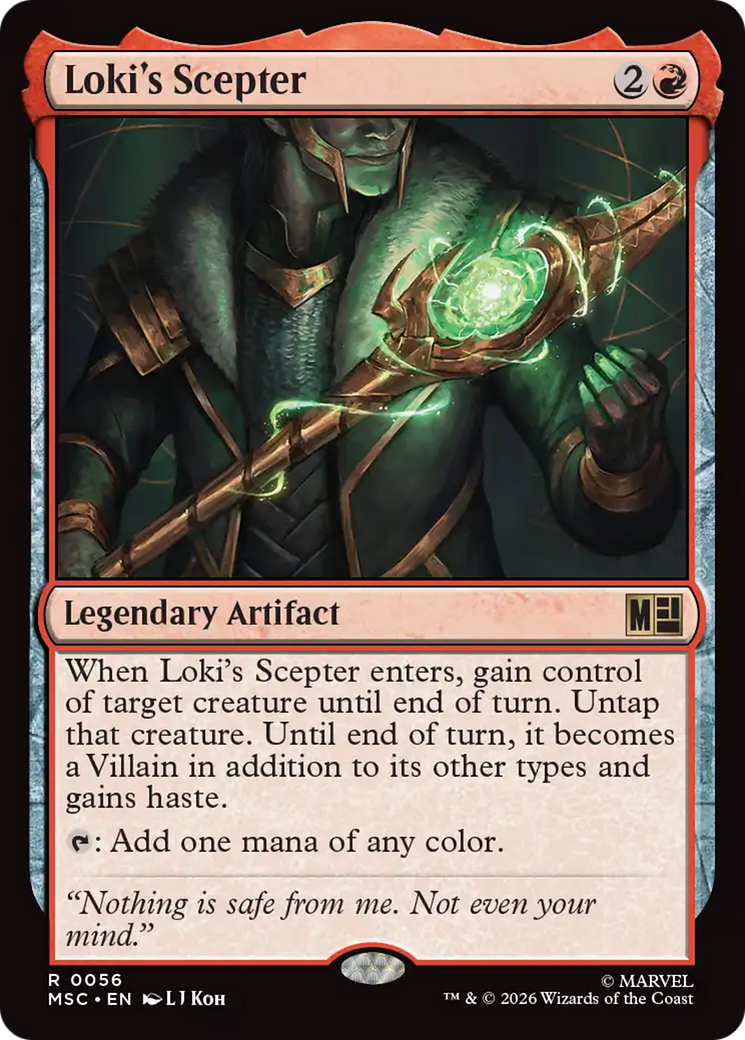 Loki's Scepter [Marvel Super Heroes Commander] | Magic Magpie