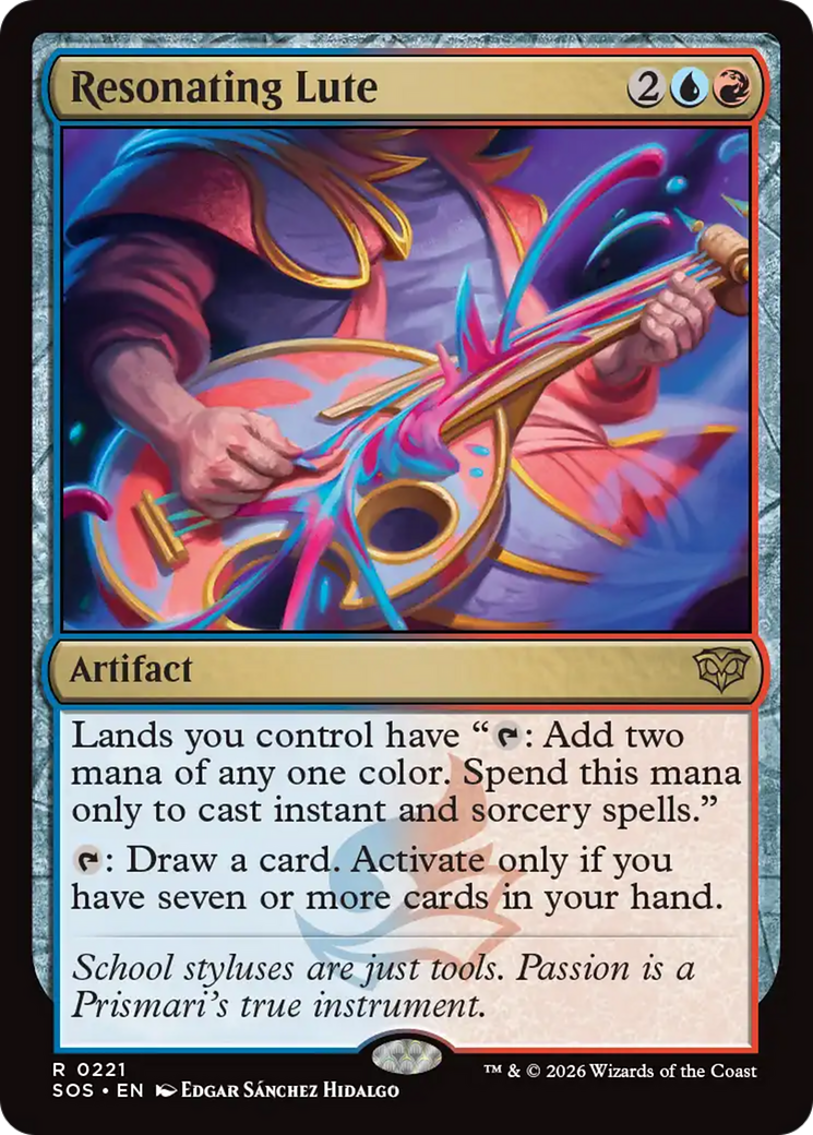 Resonating Lute [Secrets of Strixhaven] | Magic Magpie