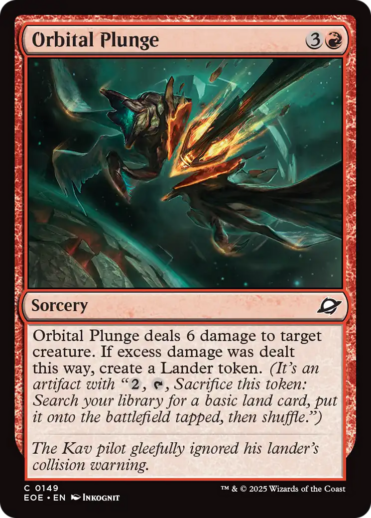 Orbital Plunge [Edge of Eternities] | Magic Magpie