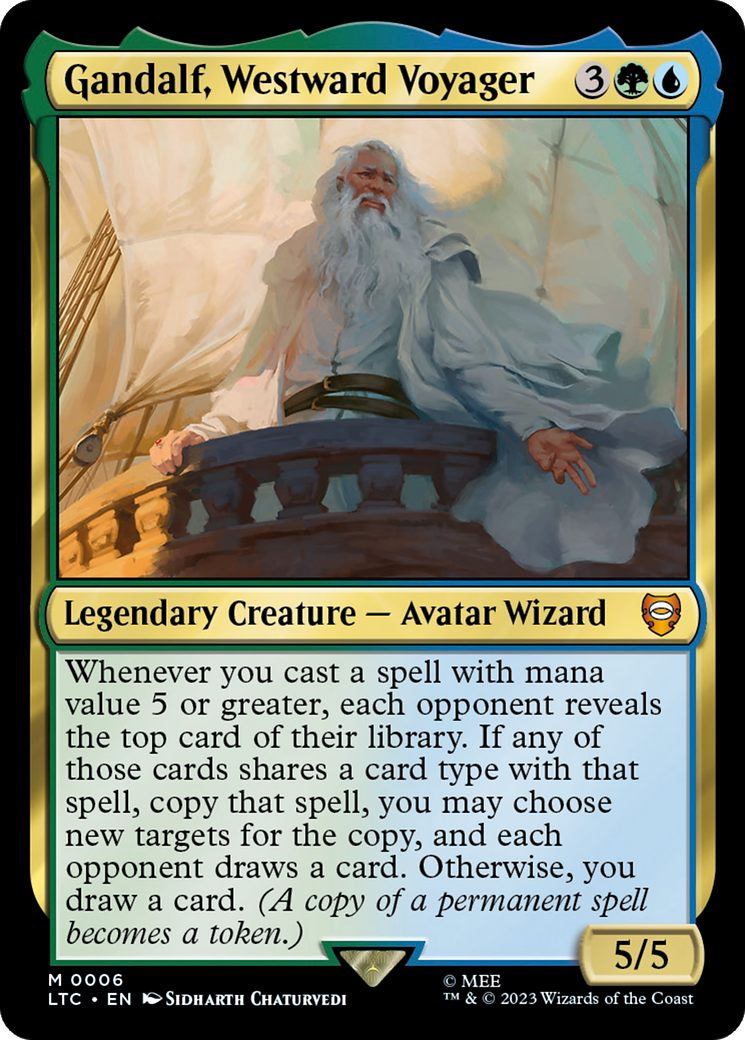 Gandalf, Westward Voyager [The Lord of the Rings: Tales of Middle-Earth Commander] | Magic Magpie