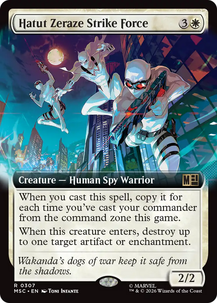 Hatut Zeraze Strike Force (Extended Art) [Marvel Super Heroes Commander] | Magic Magpie