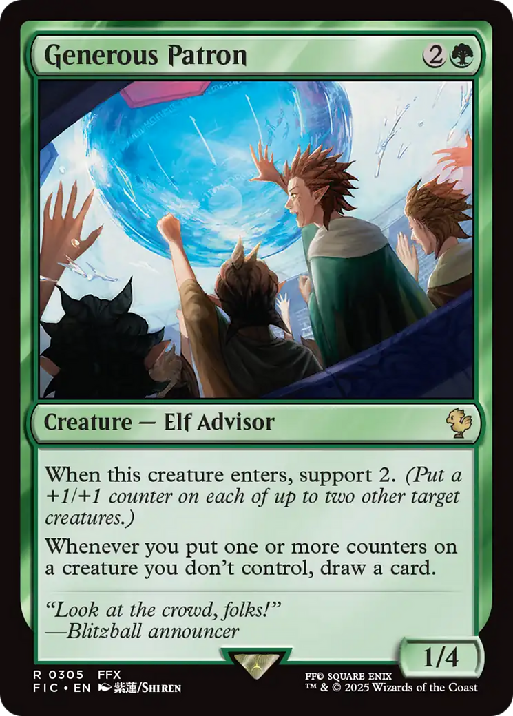 Generous Patron [FINAL FANTASY Commander] | Magic Magpie