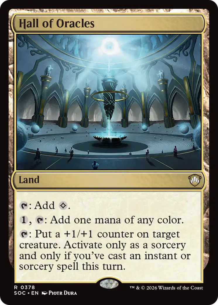 Hall of Oracles [Secrets of Strixhaven Commander] | Magic Magpie