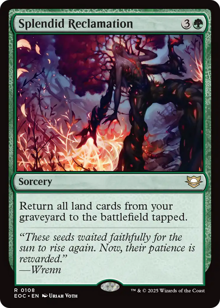 Splendid Reclamation [Edge of Eternities Commander] | Magic Magpie