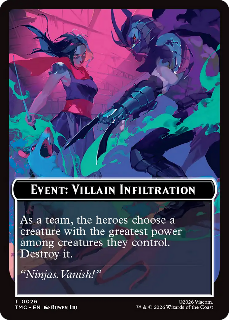Event: Villain Infiltration [Teenage Mutant Ninja Turtles Commander Tokens] | Magic Magpie
