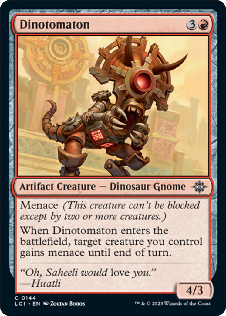 Dinotomaton [The Lost Caverns of Ixalan] | Magic Magpie