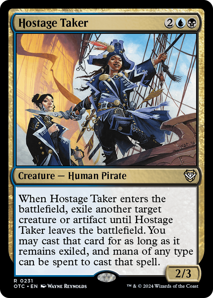 Hostage Taker [Outlaws of Thunder Junction Commander] | Magic Magpie