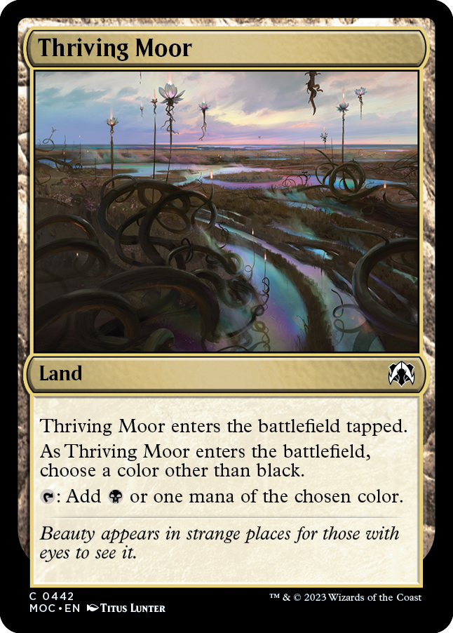 Thriving Moor [March of the Machine Commander] | Magic Magpie