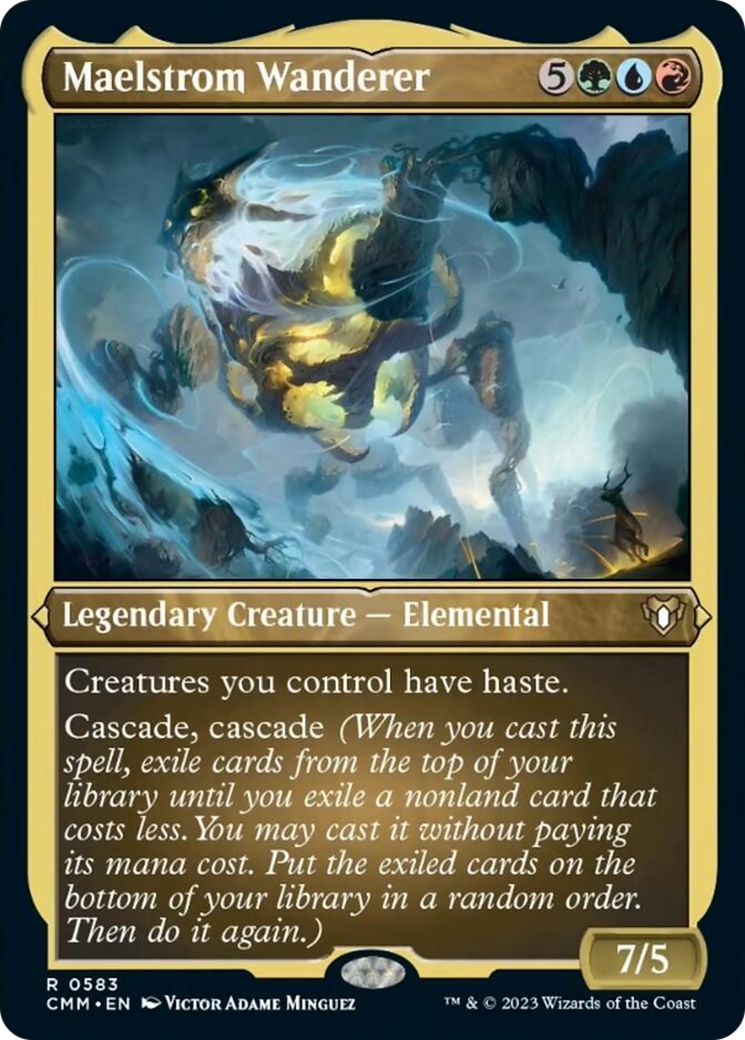 Maelstrom Wanderer (Foil Etched) [Commander Masters] | Magic Magpie