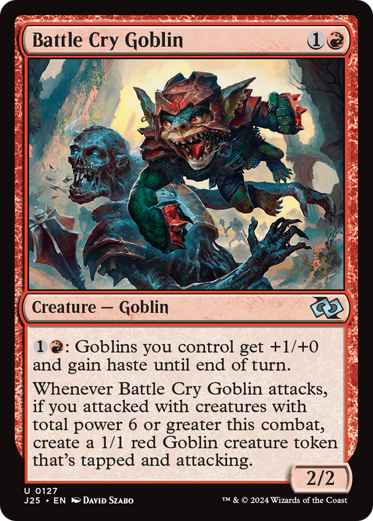 Battle Cry Goblin [Foundations Jumpstart] | Magic Magpie