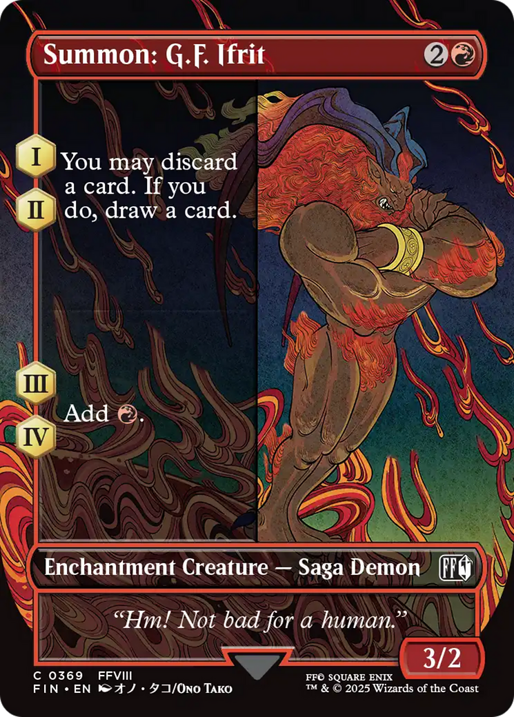 Summon: G.F. Ifrit (Borderless) [FINAL FANTASY] | Magic Magpie