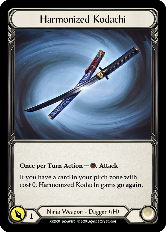 Dawnblade // Harmonized Kodachi [XXX007 // XXX008] (Promo) | Magic Magpie