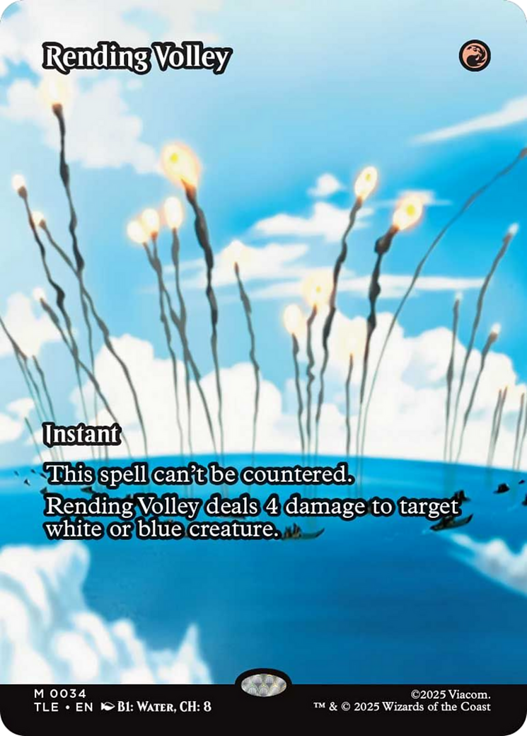 Rending Volley (Borderless) [Avatar: The Last Airbender: Eternal-Legal] | Magic Magpie