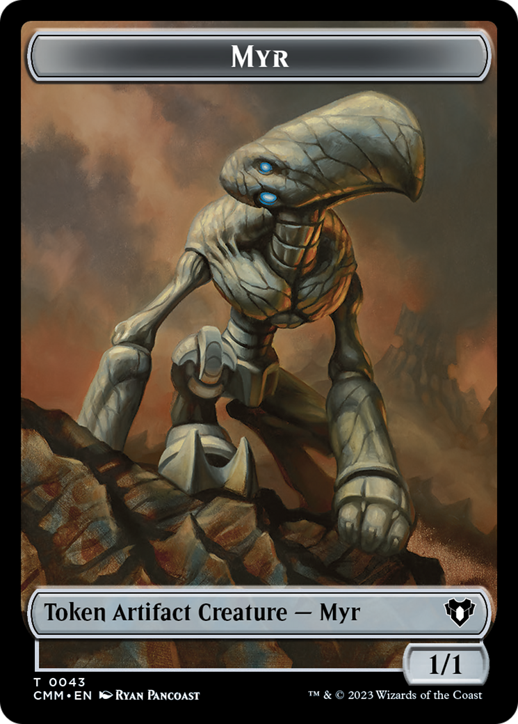 Myr Token [Commander Masters Tokens] | Magic Magpie