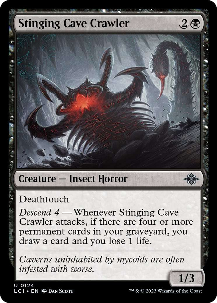 Stinging Cave Crawler [The Lost Caverns of Ixalan] | Magic Magpie