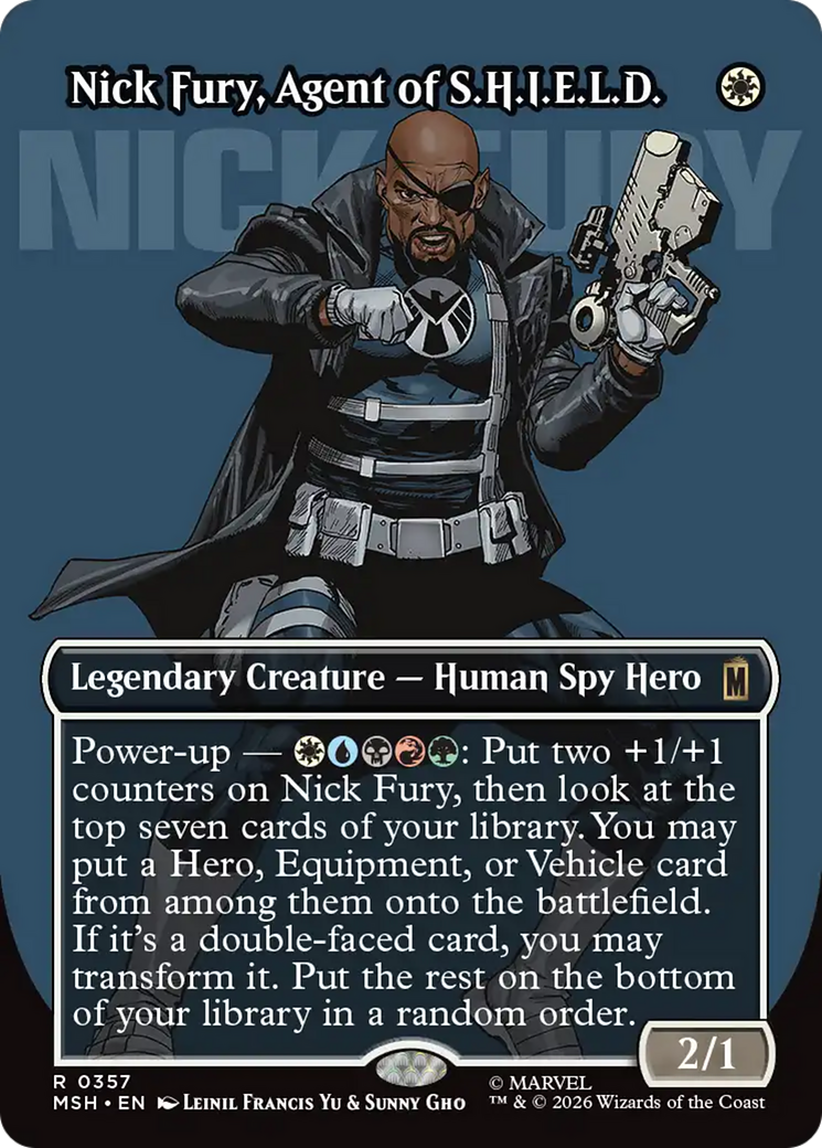 Nick Fury, Agent of S.H.I.E.L.D. (Borderless) (0357) [Marvel Super Heroes] | Magic Magpie