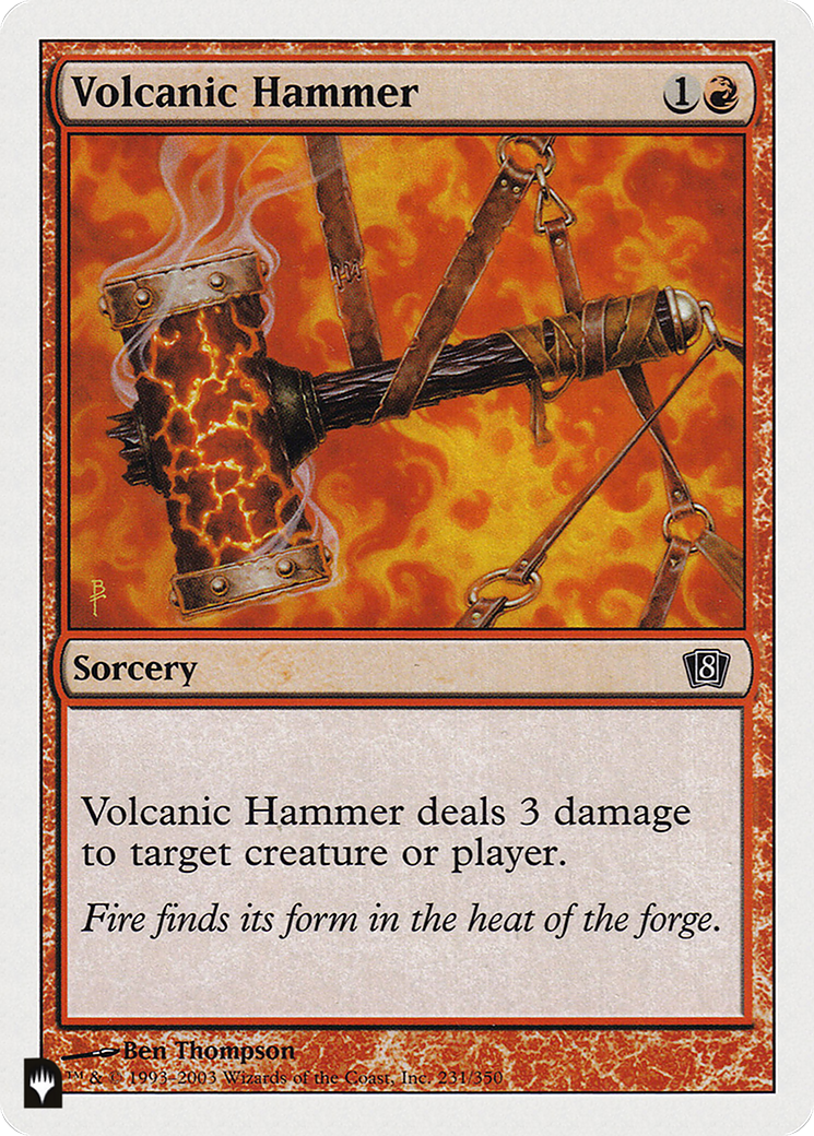 Volcanic Hammer [The List Reprints] | Magic Magpie