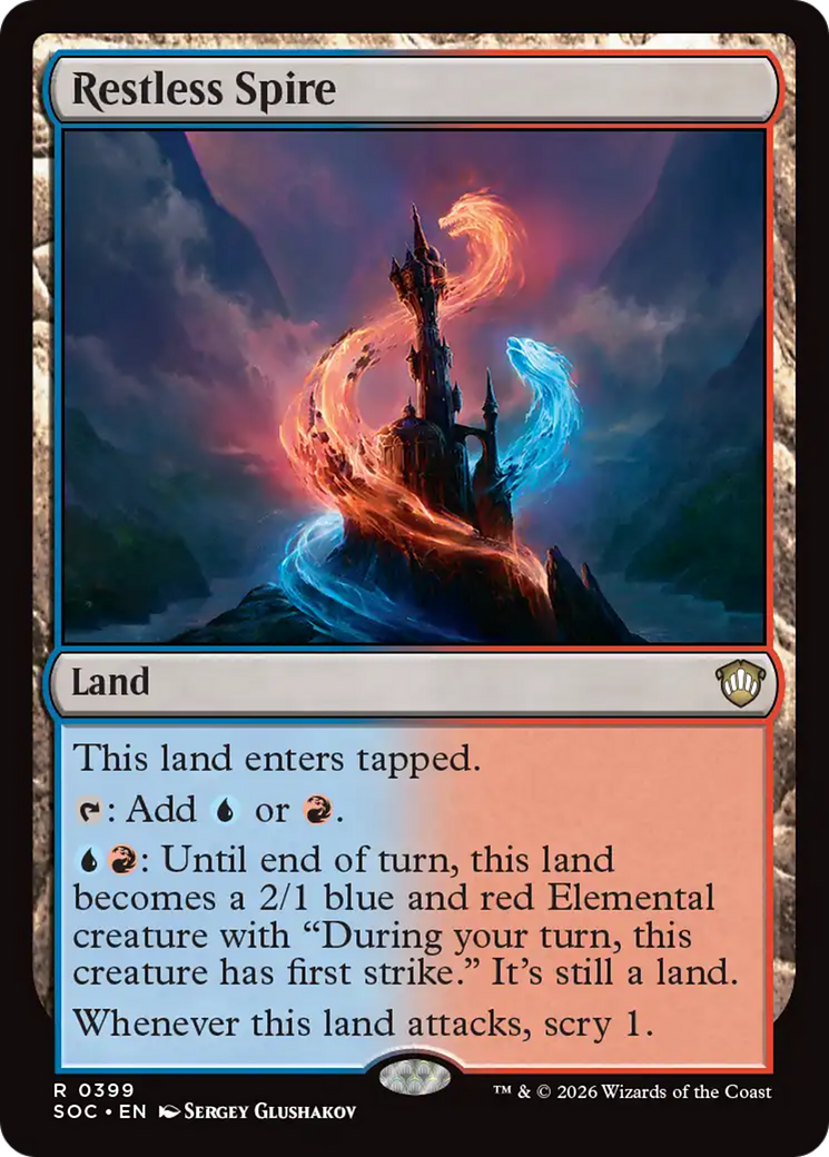 Restless Spire [Secrets of Strixhaven Commander] | Magic Magpie
