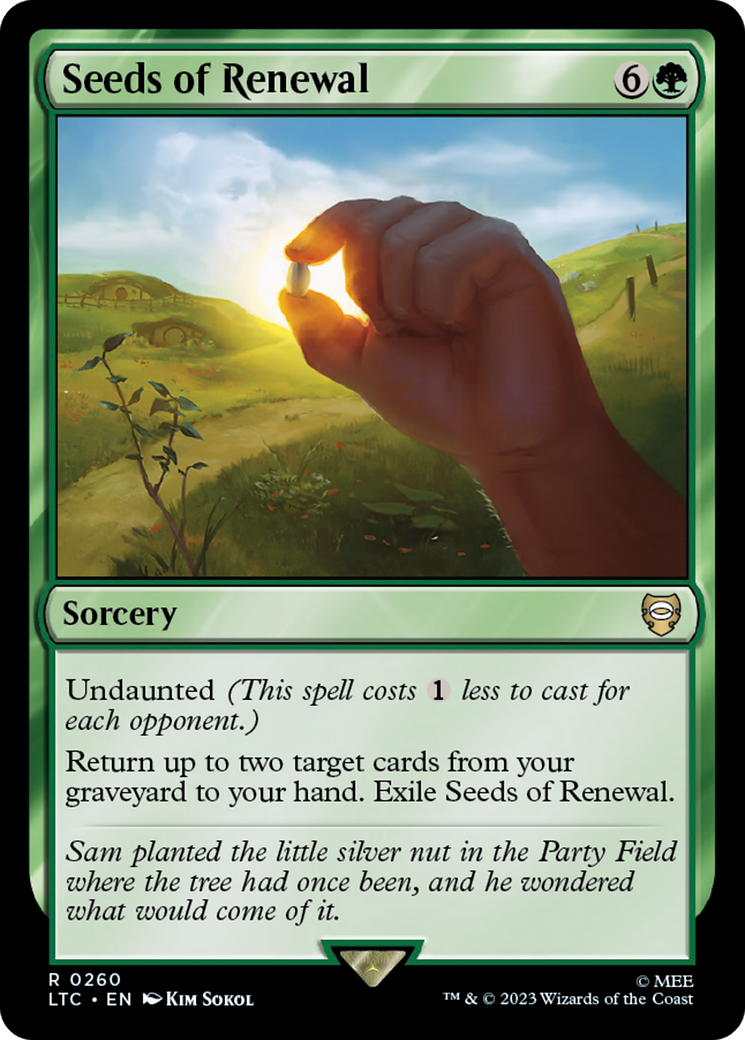 Seeds of Renewal [The Lord of the Rings: Tales of Middle-Earth Commander] | Magic Magpie