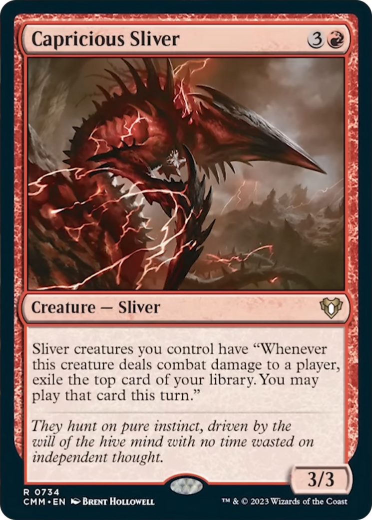 Capricious Sliver [Commander Masters] | Magic Magpie