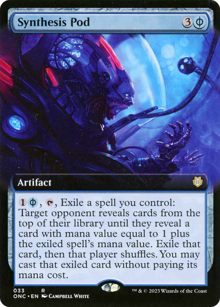 Synthesis Pod (Extended Art) [Phyrexia: All Will Be One Commander] | Magic Magpie