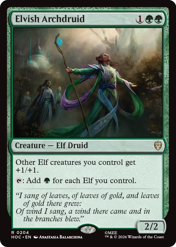 Elvish Archdruid [The Hobbit: Eternal-Legal] | Magic Magpie