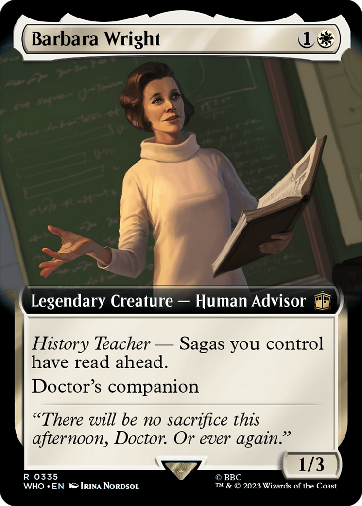 Barbara Wright (Extended Art) [Doctor Who] | Magic Magpie