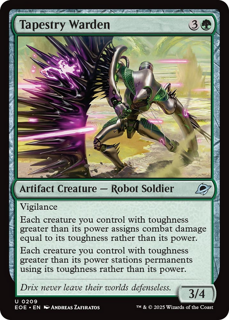 Tapestry Warden [Edge of Eternities] | Magic Magpie