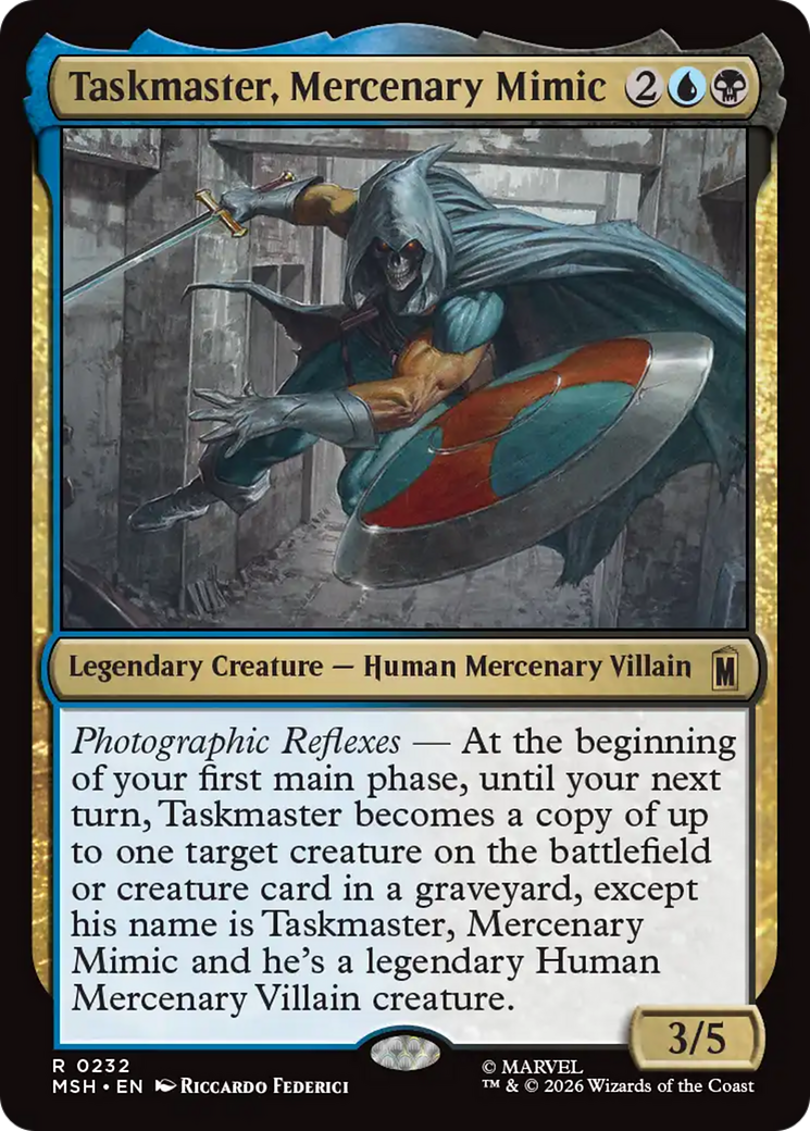 Taskmaster, Mercenary Mimic [Marvel Super Heroes] | Magic Magpie