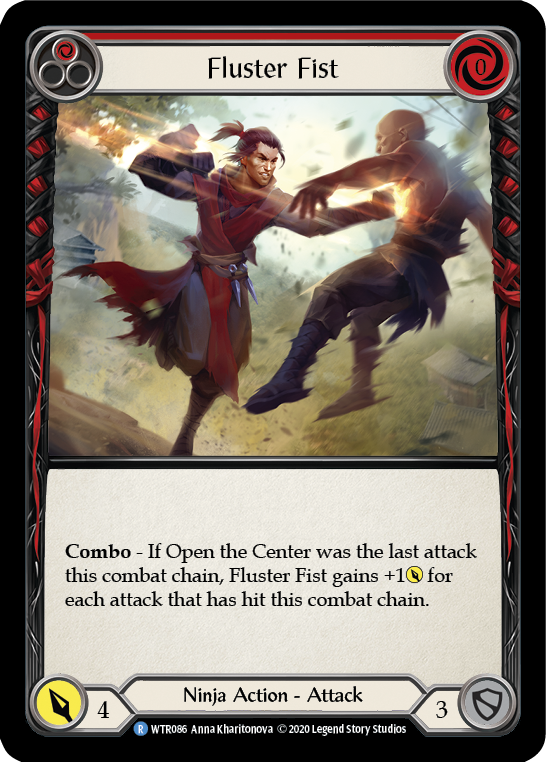 Fluster Fist (Red) [U-WTR086] (Welcome to Rathe Unlimited)  Unlimited Rainbow Foil | Magic Magpie