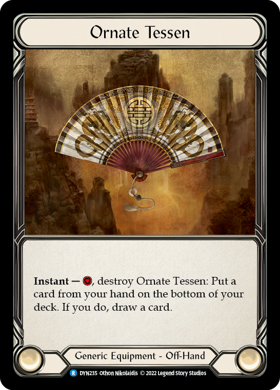 Ornate Tessen [DYN235] (Dynasty) | Magic Magpie