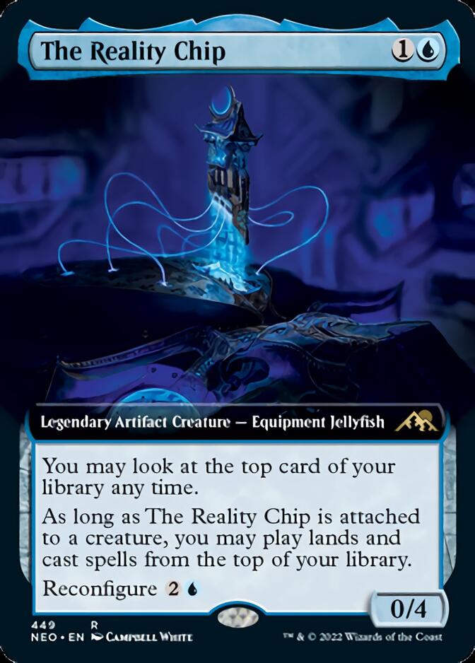 The Reality Chip (Extended Art) [Kamigawa: Neon Dynasty] | Magic Magpie