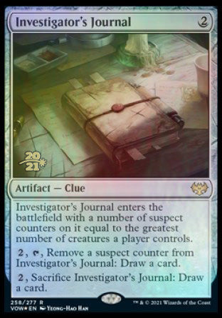 Investigator's Journal [Innistrad: Crimson Vow Prerelease Promos] | Magic Magpie