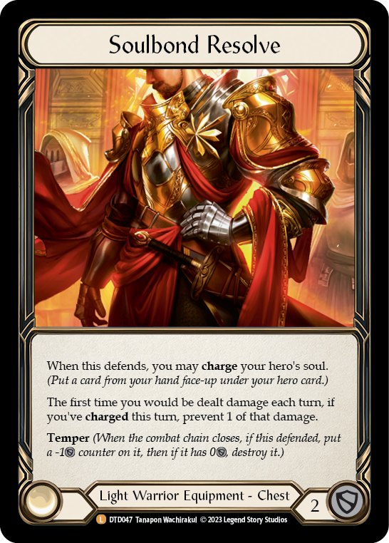 Soulbond Resolve [DTD047] (Dusk Till Dawn)  Cold Foil | Magic Magpie