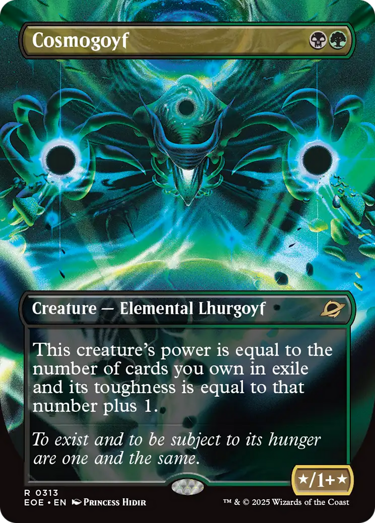 Cosmogoyf (Borderless) [Edge of Eternities] | Magic Magpie