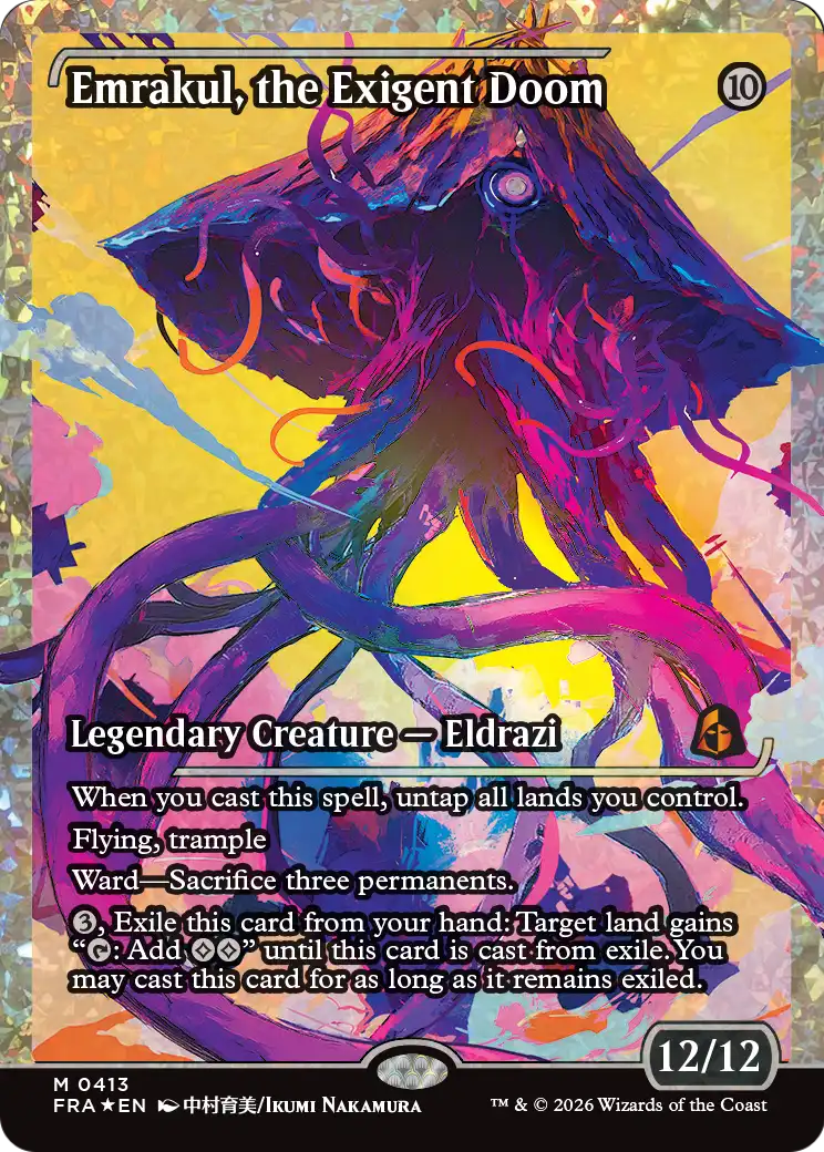Emrakul, the Exigent Doom (Showcase) (Fracture Foil) [Reality Fracture] | Magic Magpie