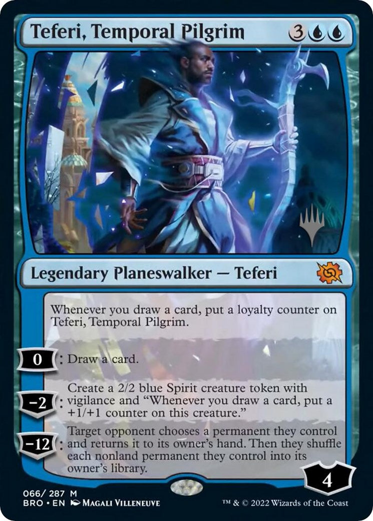 Teferi, Temporal Pilgrim (Promo Pack) [The Brothers' War Promos] | Magic Magpie