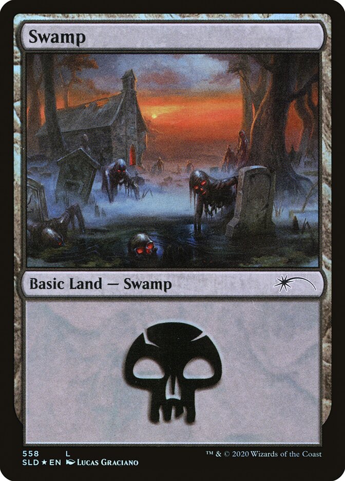 Swamp (Reanimated) (558) [Secret Lair Drop Promos] | Magic Magpie