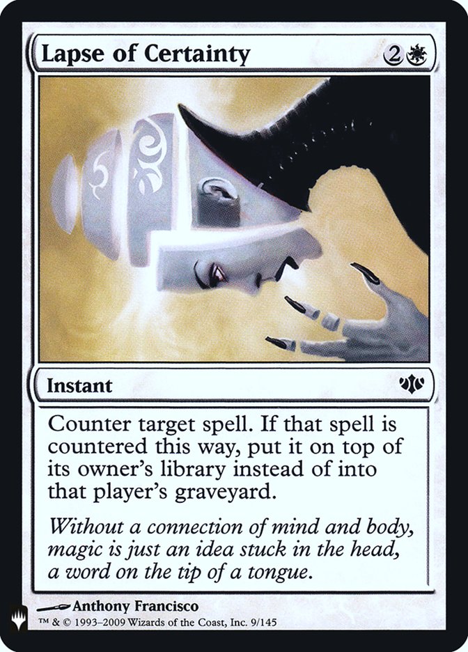 Lapse of Certainty [Mystery Booster] | Magic Magpie